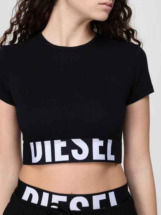 26SS 디젤 반팔 티셔츠 A145930HMAU 9XX Black - DIESEL