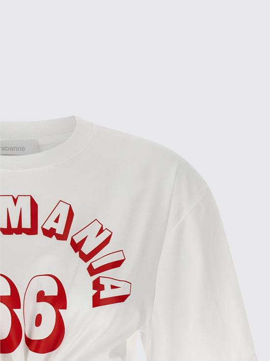 26SS 파코라반 반팔 티셔츠 26PJTE030CO0555 P100 White - PACO RABANNE