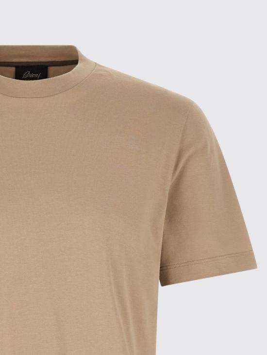 26SS 브리오니 반팔 티셔츠 UJSY0LOD620 9595 Beige - BRIONI