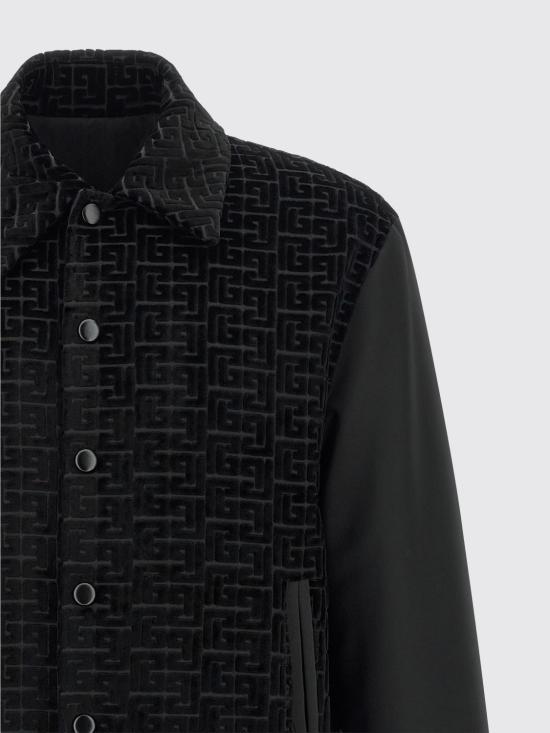 26SS 발망 봄버 자켓 GH1TFA73MI21 EAP Black - BALMAIN