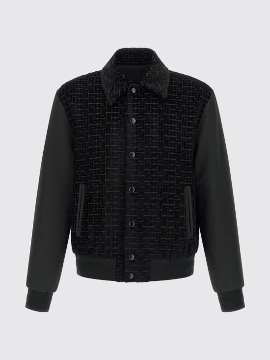 26SS 발망 봄버 자켓 GH1TFA73MI21 EAP Black - BALMAIN