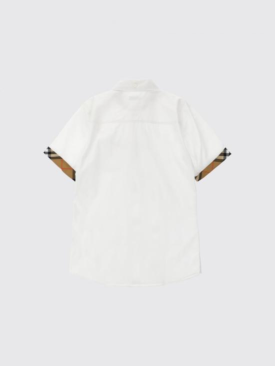 26SS [키즈] 버버리 셔츠 8117167 A1464 White - BURBERRY