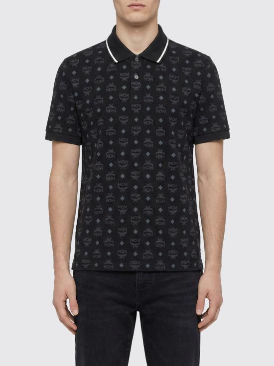 26SS 엠시엠 폴로 티셔츠 MHTGSMM03 BK Black