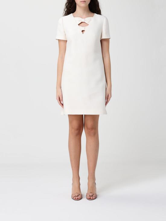 26SS 발렌티노 가라바니 롱 원피스 BVAHT51CF A03 Ivory