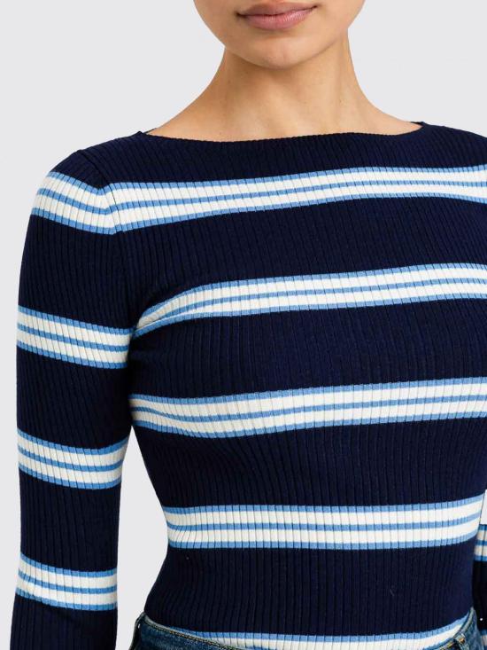 26SS 트윈셋 긴팔 티셔츠 261TP3241 13383 Blue - TWINSET