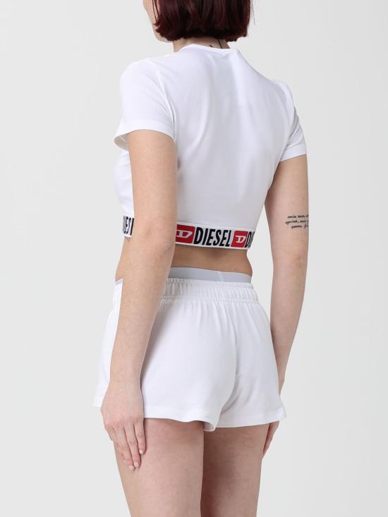 26SS 디젤 반팔 티셔츠 A182730NJAP 100 White - DIESEL