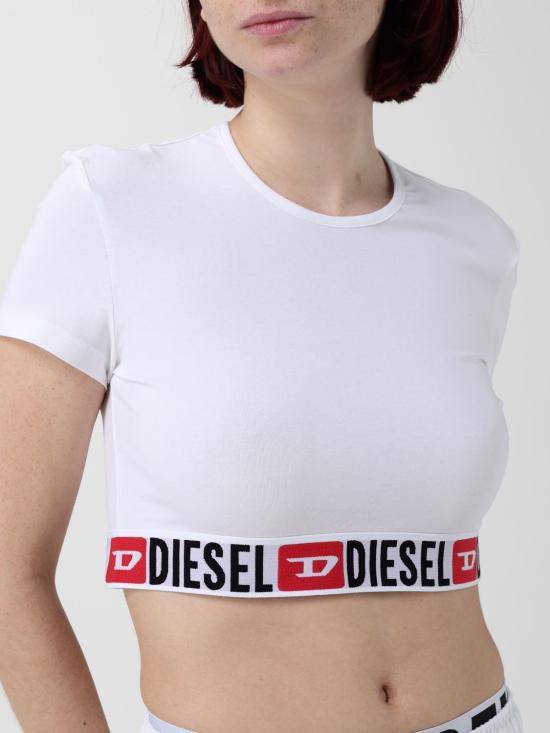 26SS 디젤 반팔 티셔츠 A182730NJAP 100 White - DIESEL