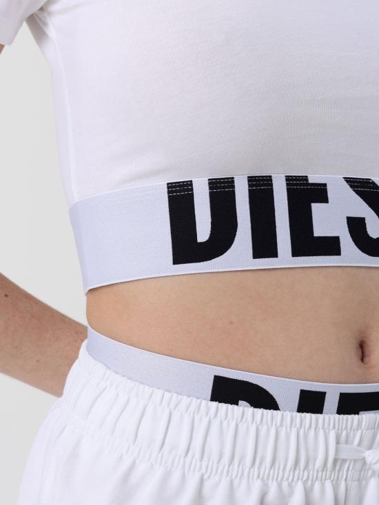 26SS 디젤 반팔 티셔츠 A145930HMAU 100 White - DIESEL