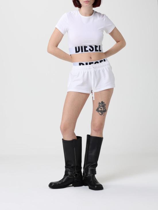 26SS 디젤 반팔 티셔츠 A145930HMAU 100 White - DIESEL