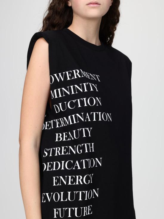 26SS 엘리자베타프랜치 민소매 티셔츠 MA70P61E2 110 Black - ELISABETTA FRANCHI