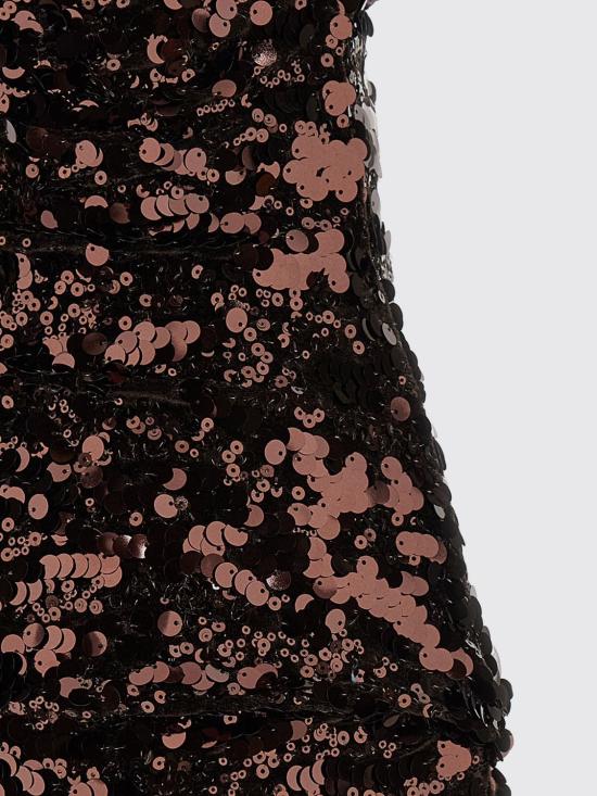 26SS 가니 시퀸 미니 드레스 A1030201 ZWX Brown - GANNI