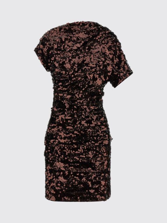 26SS 가니 시퀸 미니 드레스 A1030201 ZWX Brown - GANNI