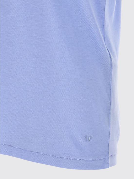 26SS 톰포드 반팔 티셔츠 JCS004JMT012 UCP Blue 1 - TOMFORD