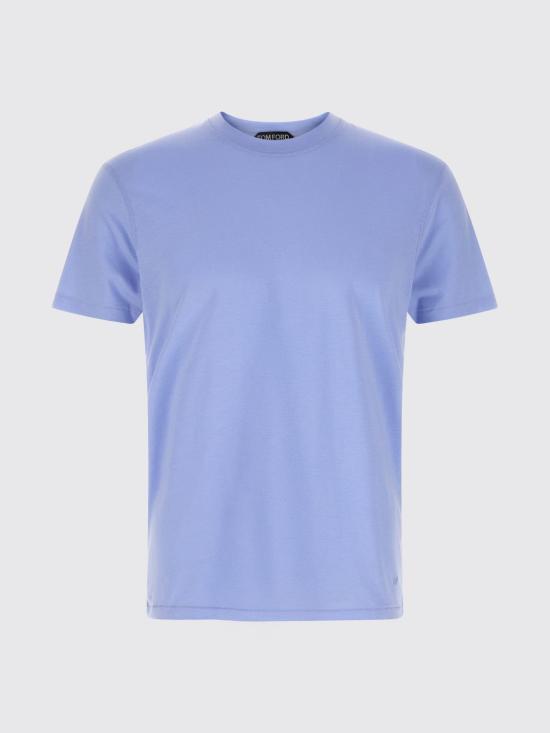 26SS 톰포드 반팔 티셔츠 JCS004JMT012 UCP Blue 1 - TOMFORD