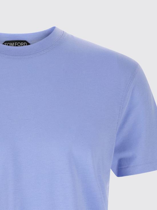 26SS 톰포드 반팔 티셔츠 JCS004JMT012 UCP Blue 1 - TOMFORD