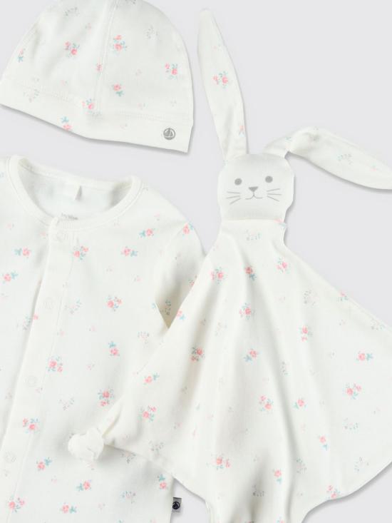 26SS [키즈] 쁘띠바또 오버롤 A0F6H 00 White - PETIT BATEAU