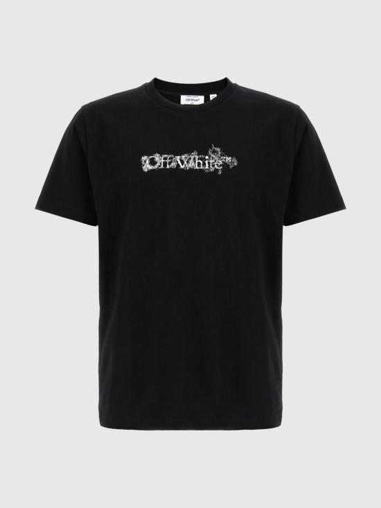 26SS 오프화이트 폴로 티셔츠 OMAA027S26JER007 0001 Black - OFF WHITE