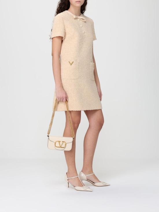 26SS 발렌티노 가라바니 롱 원피스 BVAJD39VM ET5 Beige - VALENTINO GARAVANI