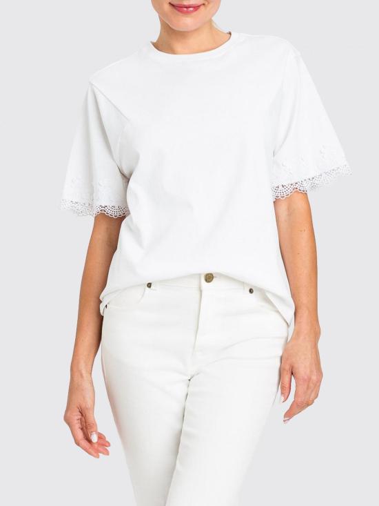 26SS 트윈셋 반팔 티셔츠 261TP2110 00001 White - TWINSET