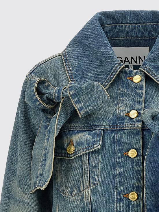 26SS 가니 라이트 리지드 데님 자켓 A1010057 567 Blue - GANNI