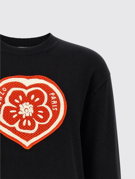 26SS 겐조 가디건 FG55PU7843LN 99J Black - KENZO