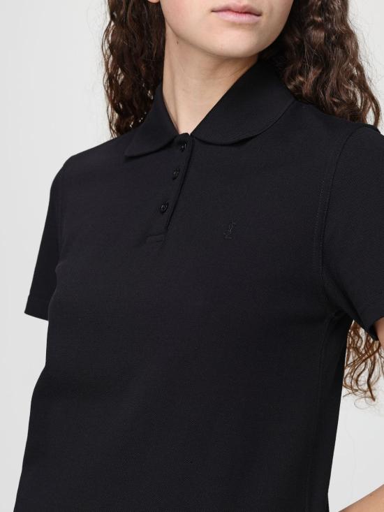 26SS 생로랑 롱 원피스 862599Y37ZE 1000 Black - SAINT LAURENT