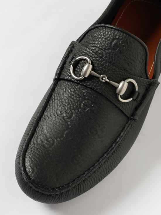 26SS 구찌 드라이버 홀스빗 765859AADQ4 1000 Black - GUCCI