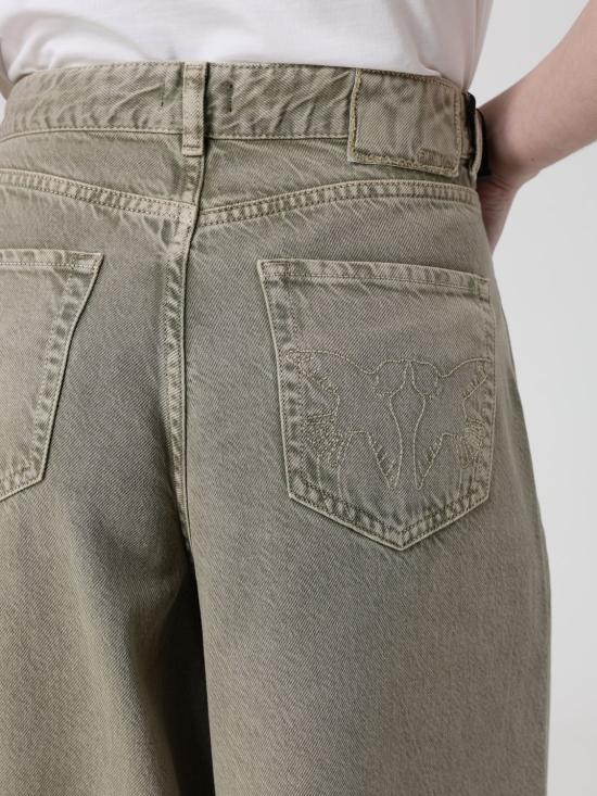 26SS 핑코 데님 팬츠 104646A2H6 U84 Green - PINKO