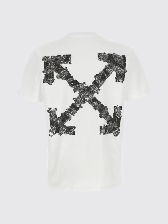 26SS 오프화이트 폴로 티셔츠 OMAA027S26JER007 1000 White - OFF WHITE