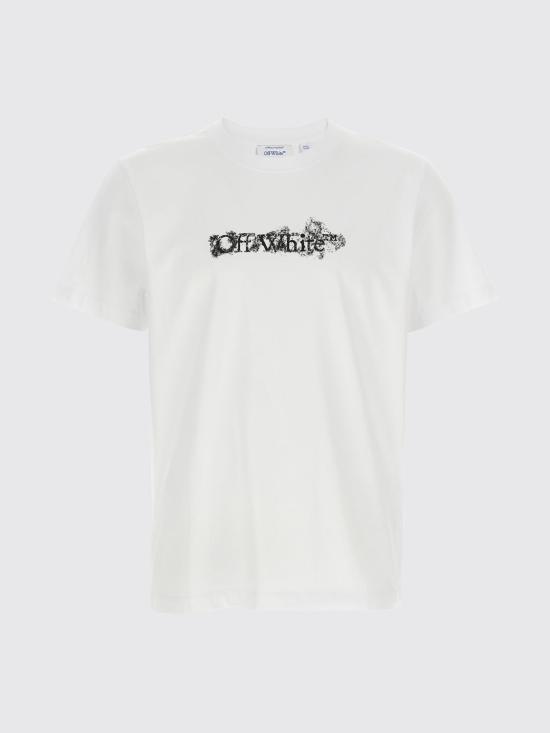 26SS 오프화이트 폴로 티셔츠 OMAA027S26JER007 1000 White - OFF WHITE