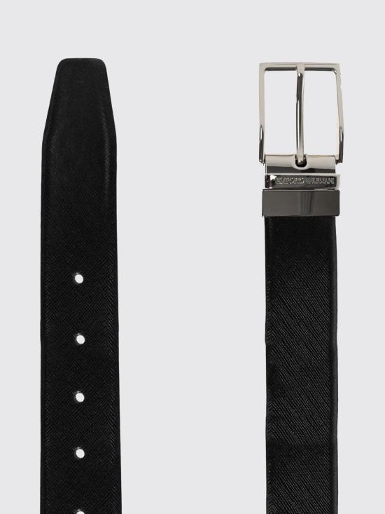 26SS 엠포리오 아르마니 가죽 벨트 EM005540AF24909 MC173 Black - EMPORIO ARMANI