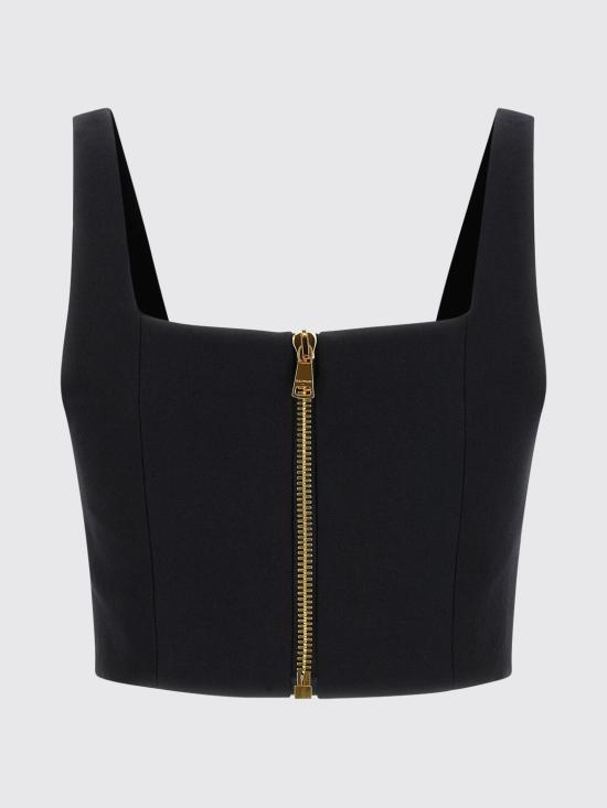 26SS 발망 민소매 티셔츠 GF1AB520WC09 0PA Black - BALMAIN