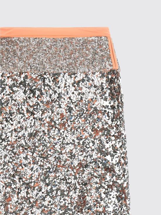 26SS 파코라반 롱 스커트 26PCJU127PO0415 M262 Silver - PACO RABANNE