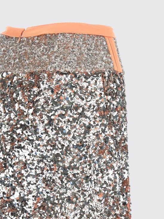 26SS 파코라반 롱 스커트 26PCJU127PO0415 M262 Silver - PACO RABANNE