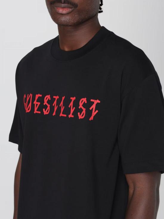 26SS 44레이블 반팔 티셔츠 B0030556FA528 P495 Black 2 - 44 LABEL