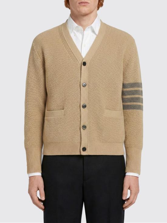 26SS 톰브라운 가먼트 다이드 4바 가디건 MKC635AY3065 260 Beige