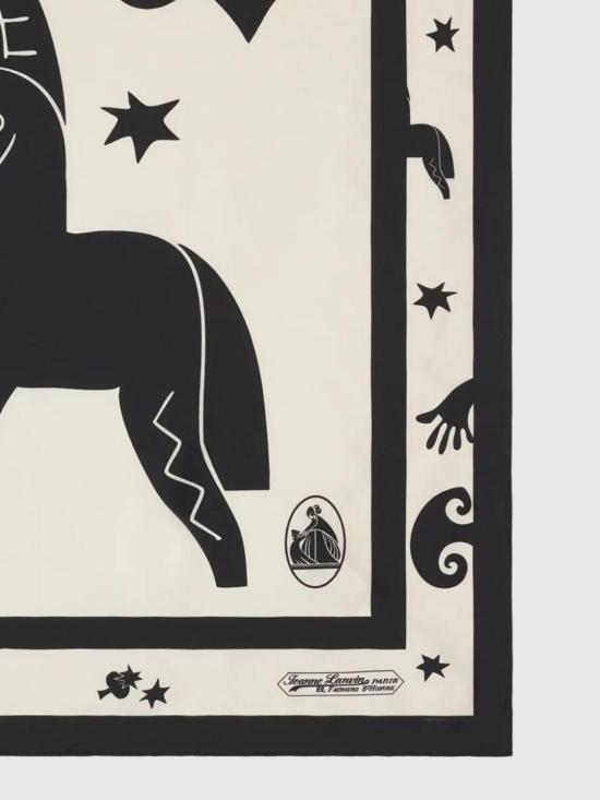 26SS 랑방 머플러/스카프 AWSARFO11SLNP26 0210 White - LANVIN