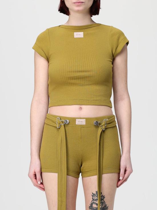 26SS 장 폴 고티에 반팔 티셔츠 2601WTO429J014 40 Green