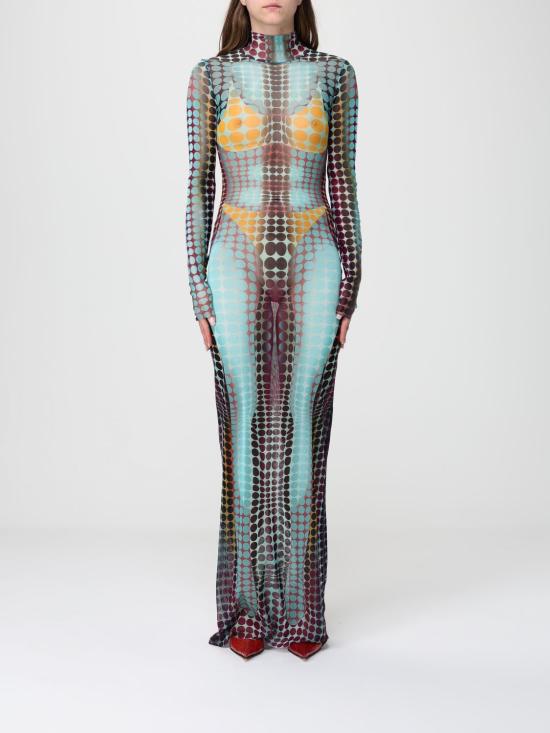 26SS 장 폴 고티에 롱 원피스 2601WDR131M018P 502710 Blue