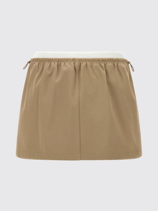 26SS 알렉산더 왕 미디 스커트 1WC1265382 240B Beige - ALEXANDER WANG