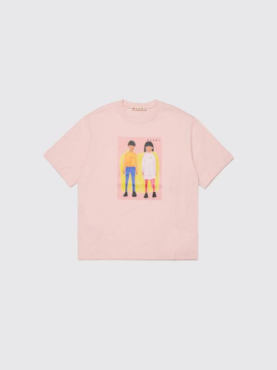 26SS [키즈] 마르니 티셔츠 M01671M00HZ 0M351 Pink
