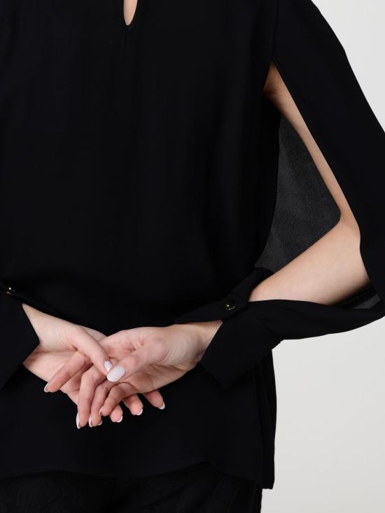 26SS 엘리자베타프랜치 블라우스 CA12961E2 110 Black - ELISABETTA FRANCHI