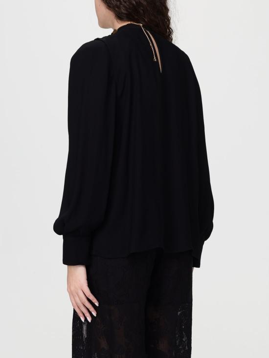 26SS 엘리자베타프랜치 블라우스 CA12961E2 110 Black - ELISABETTA FRANCHI