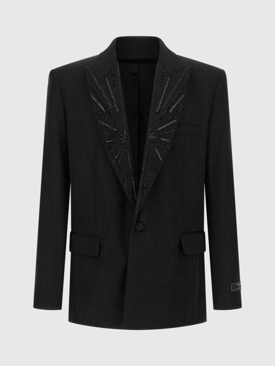 26SS 발망 자켓 GH1SE492PD31 EAP Black - BALMAIN