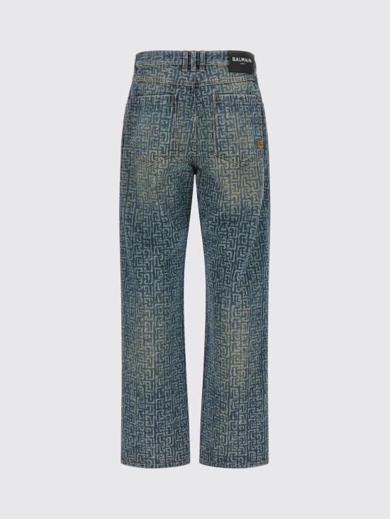 26SS 발망 데님 팬츠 GH1ML135DG12 6AW Grey - BALMAIN