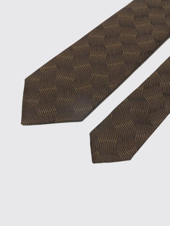 26SS 엠포리오 아르마니 넥타이 EM001344TE19711 F6147 Brown - EMPORIO ARMANI