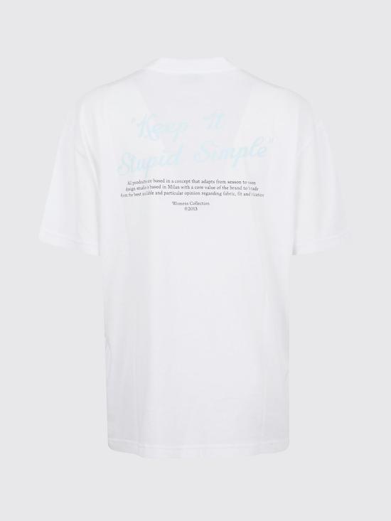 26SS 오프화이트 반팔 티셔츠 OWAA089S26JER007 0110 White - OFF WHITE