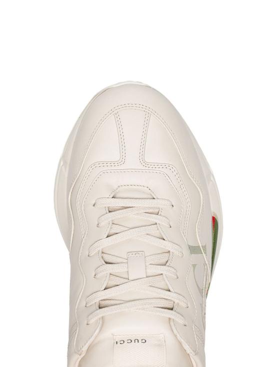 26SS 구찌 롸이톤 레더 스니커즈 500877DRW009522 White - GUCCI