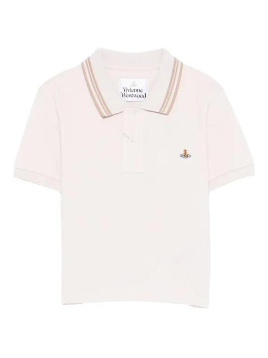 26SS 비비안웨스트우드 폴로 티셔츠 1H010004 J00AU J402 LILAC ASH DOM