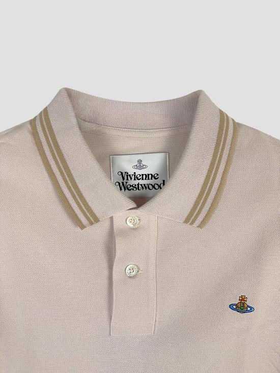 26SS 비비안웨스트우드 폴로 티셔츠 1H010004 J00AU J402 LILAC ASH DOM - VIVIENNE WESTWOOD